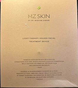 MZ Piel LED Terapia de Luz Dispositivo de Tratamiento Facial Dorado Hogar Spa NUEVO CAJA ABIERTA - Imagen 1 de 3