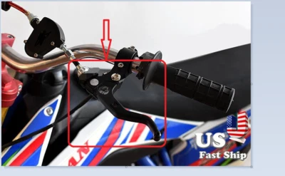Palanca de embrague de cable de acrobacias y tracción de rendimiento corto en stock de EE. UU. para Honda Aprilia KTM Foto 1 de 4