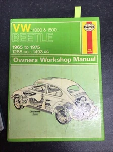 VW Beetle 1300 & 1500 (65 - 75) Haynes Repair Manual - Picture 1 of 1
