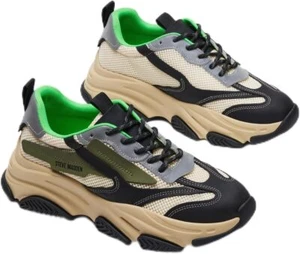 Zapatillas STEVE MADDEN POSS Oliva Multi Nuevas - Imagen 1 de 1