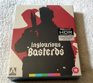 Inglourious Basterds 4K UHD Blu-ray 2 Disc Limited Edition Arrow Video OOP NEW - Picture 1 of 4
