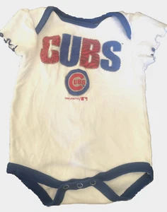 Chicago Cubs MLB Mädchen Kleinkind Baby Fransen Creeper Strampler 0-3 Monate 1 Stück Stck. - Bild 1 von 3