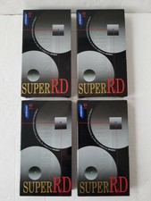 x4 Samsung E-180 VHS Video Super RD Blank Tape Pack *BRAND NEW & SEALED*