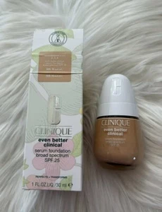 Clinique Even Better SPF 15 Serum Foundation WN 16 Buff 1oz Damaged Box - Picture 1 of 4