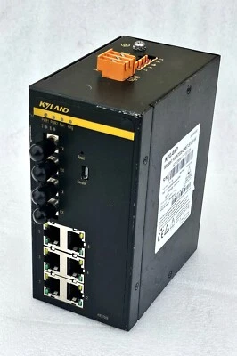 KYLAND KIEN7009 SERIES MODEL KIEN7009-2M6T-ST05-HV OPTICAL ETHERNET SWITCH - Photo 1/4