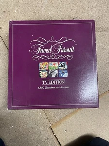 Vintage 1992 Trivial Pursuit TV Edition von Parker Brothers - 100% komplett - Bild 1 von 5