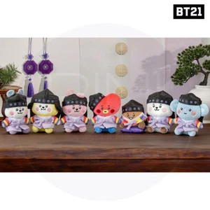 BTS BT21 Official Goods PREMIUM K-EDITION SITTING PLUSH DOLL + Tracking Number - Imagen 1 de 15