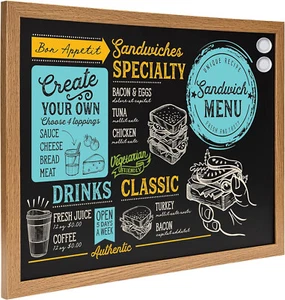 Chalkboard, 17 x 23 Inches Amazon Basics, Magnetic *NEW IN BOX* - Picture 1 of 12