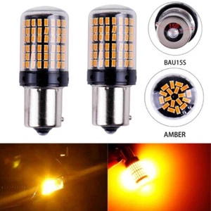 2X Canbus Amber Blinker BAU15S 7507 5009 PY21W 1156PY LED Turn Signal Light Bulb - Picture 1 of 6