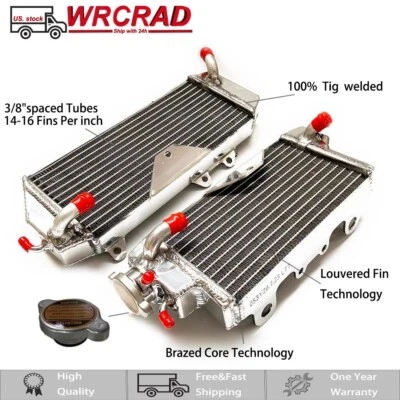 Radiador de aluminio para Kawasaki KX450F KX450 F KX 450F 2010-2015 2012 2013 2014 Foto 1 de 4