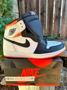 Nike Air Jordan Retro 1 High OG ELECTRO ORANGE Uomo Taglia 10 555088 180🔥 - Foto 1 di 9