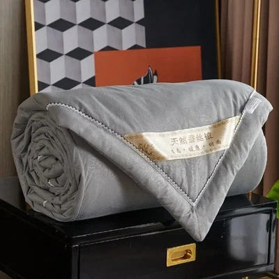 Colcha edredón aire acondicionado refrigeración verano edredones de seda morera Foto 1 de 4