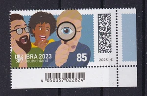 Allemagne 2023 Rfa Bord Anguleux Mi 3766 Ibra Exposition Philatélique Loupe - Picture 1 of 1