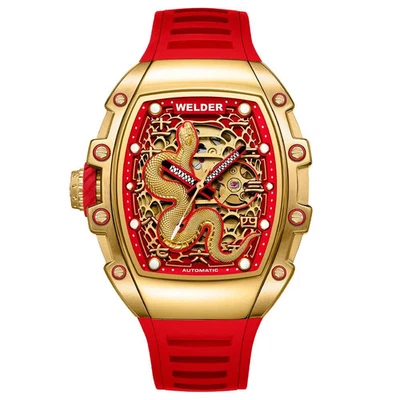Reloj Pulsera Hombre Soldador Limidet Editon Exclusivo Automático WRT1014 Tono Rojo Foto 1 de 4