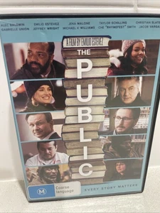 The Public (DVD, 2018) Emilio Estevaz Gabrielle Union Jena Malone Reg 4 - Picture 1 of 3