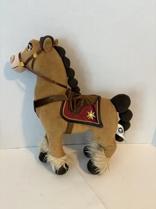 Disney Store Rapunzel Tangled Series FIDELLA Brown Horse Pony Cassandra Plush - Picture 1 of 3