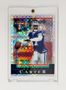 MINT #/ED X-FRACTOR REFRACTOR 2004 Bowman Chrome Quincy Carter #84 DALLAS COWBOY - Foto 1 di 2