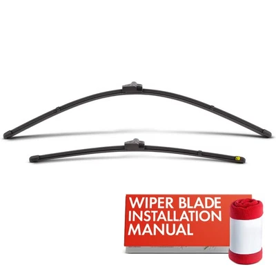 2x lâminas de limpador de para-brisa dianteiras 26" e 19" para BMW 550i GT 740Ld xDrive 750i B7L - Imagem 1 de 4