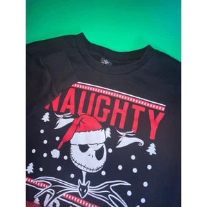 Felpa Nightmare Before Christmas Naughty is the New Nice Graphic S - Foto 1 di 6