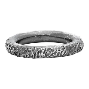 Chin Teo, hand made in Berlin Sterling Silver Decay 4 Ring, Mens XL - US 11 - Picture 1 of 6