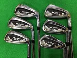 Cobra Iron Set KING SPEEDZONE 5.6.7.8.9.P NS PRO Zelos 8 Flex R - Picture 1 of 5