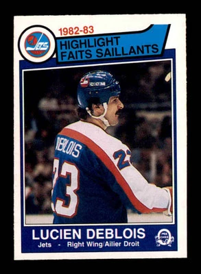 1983 O-Pee-Chee #378 Lucien DeBlois HL NM/NM+ X3221628 - Image 1 of 3