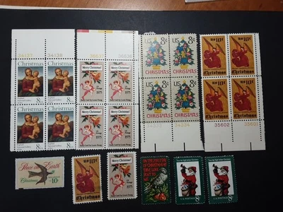Variety Of Vintage Christmas Postage Stamps - Image 1 of 4
