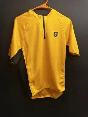 Camisa Pullover Cannodale Amarilla Negra Ciclona Para Hombre XL Manga Corta 1/4 Cremallera Foto 1 de 4