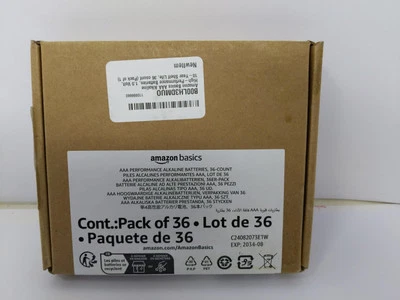  Basics AAA Alkaline High-Performance Batteries, 1.5 Volt, 10-Year Shelf Life - Image 1 of 4
