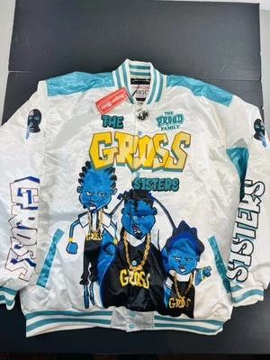 Headgear Classics Gross Sisters Retro Satin Bomber Jacket Men’s Size 7XL NEW - Image 1 of 4