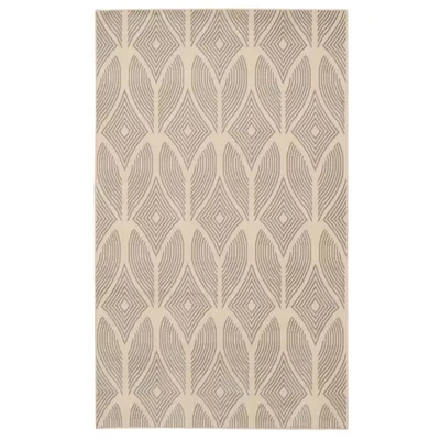 Kobe Henley Bone and Light Grey 4 Ft. 3 In. X 7 Ft. 3 In. Area Rug - Image 1 of 4