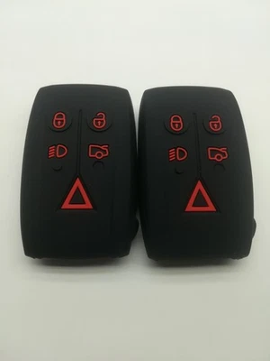 2*Cubierta de llave remota de silicona para Jaguar XF XFR XK XKR KR55WK49244 2007-2012 Foto 1 de 4