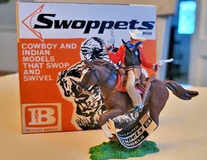 BRITAINS Herald Swoppets sceriffo cowboy montato nuovo in scatola con etichetta #630 - Foto 1 di 7