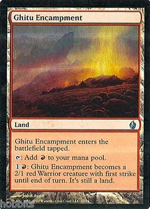 MTG - Premium Deck Fire & Lightning - Ghitu Encampment - Foil - NM - Picture 1 of 1