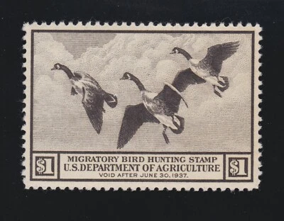 US RW3 $1 Federal Duck Stamp Mint w/ PSE Graded 90 Cert XF OG NH SMQ $475 - Image 1 of 3