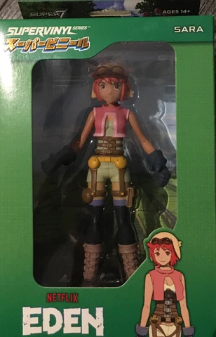 Eden SARA GRACE 6” Vinyl Figure Supervinyl Series Wave 1 Super7 Netflix NEW BOX Cover