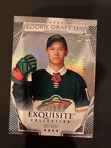 2022 Black Diamond Exquisite Collection Draft Day /349 Matt Boldy Rookie RC - Picture 1 of 2
