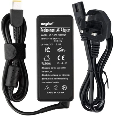 Sunydeal ST-C-070-20000325 65W 20V 3.25A AC Power Supply Adapter 11*5mm Lenovo.. - Image 1 of 4