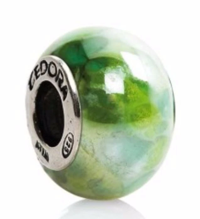 CUENTAS DE CRISTAL DE MURANO AUTÉNTICAS ORIGINALES TEDORA VETRO ESTERLINA ARGENTO 925 mg 288 Foto 1 de 1