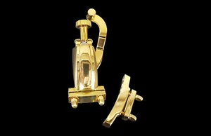 DFP SNARE DRUM STRAINER THROW OFF COMBO SDS-3(BR) BRASS PLATING DRUM HARDWARE - Bild 1 von 7