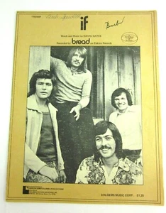 If Sheet Music Recorded By Bread 1971 - Picture 1 of 3