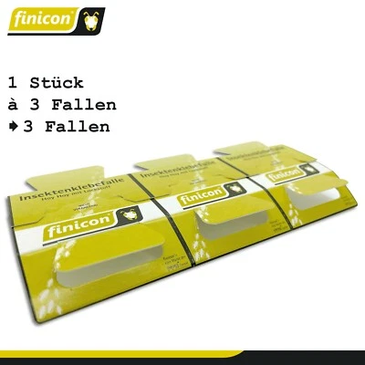 1 x 3 Klebefallen für Insekten Schaben Kakerlaken Heimchen mit Lockstoff Falle - Bild 1 von 4