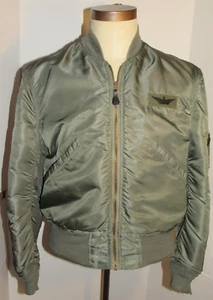 VIETNAM WAR 1966 ALPHA INDUSTRIES L-2B FLIGHT/FLYING JACKET! US ARMY PATCHES! M - Bild 1 von 24