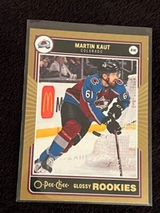 2020-21 UPPER DECK O-PEE-CHEE GLOSSY ROOKIE GOLD SERIES 1 MARTIN KAUT AVALANCHE - Picture 1 of 1