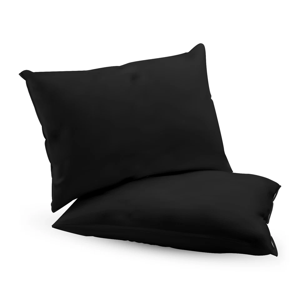 Egyptian Cotton Feel 1800 Count Pillow Case Set Queen Standard King Pillowcase  - Image 1 of 1