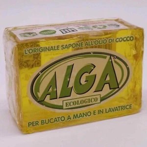 Sapone Alga Ecologico 400gr All'olio di Cocco Per Bucato a Mano e Lavatrice - Foto 1 di 2