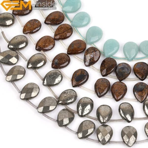 Natural Genuine Silver Pyrite Gemstone Spacer Beads For Jewelry Making 15'' - Picture 1 of 84