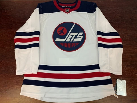 Winnipeg Jets 2016 Heritage Classic White Third Adidas Hockey Jersey size 46 NWT Cover