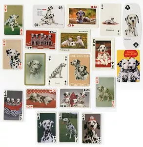 DALMATIAN 20 COLLECTION OF SINGLE DOG COLLECTABLE PLAYING CARDS - Foto 1 di 1