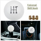 White Manual Speed Shift Lever Shift Button 5-Speed + M10 X P1.5